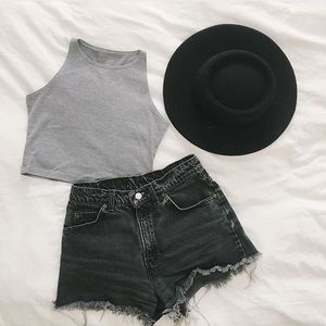 XS American Apparel Sleeveless Crop Top